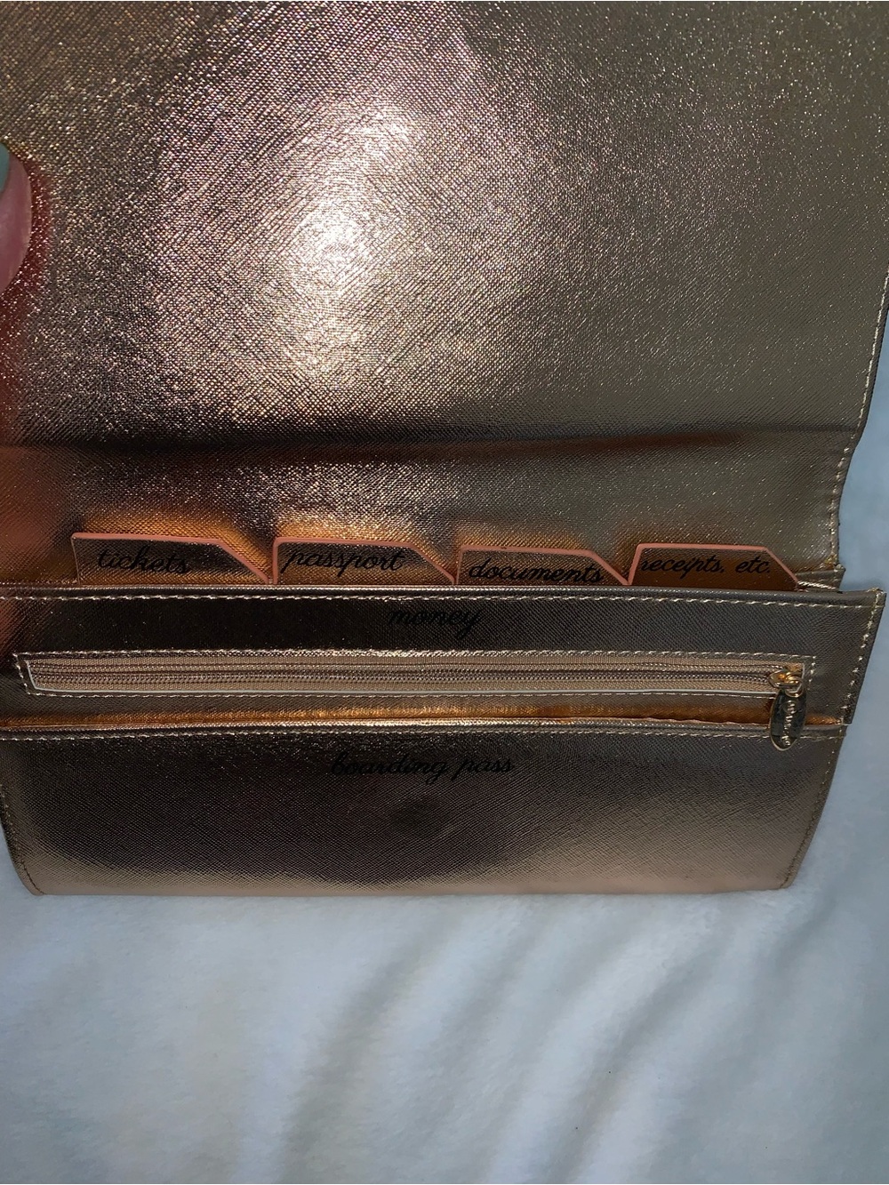 FILE & FLY PASSPORT BOARDING PASS TRAVEL WALLET - Picture 3 of 14